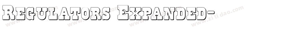 Regulators Expanded字体转换